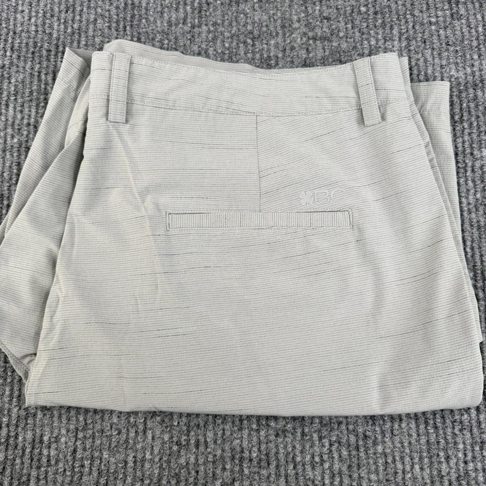 Black Clover‎ Men's Performance Shorts 40 Gray Chino Golf Lightweight Casual